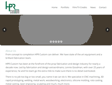 Tablet Screenshot of hprcustom.com